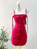 Simple A line Straps Pink Satin Homecoming Dress Summer Hoco Dresses Cocktail Dress HZ1121